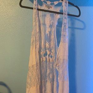 White Lace Cardigan One Size